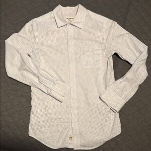 Appaman White Patterned Button Down Shirt